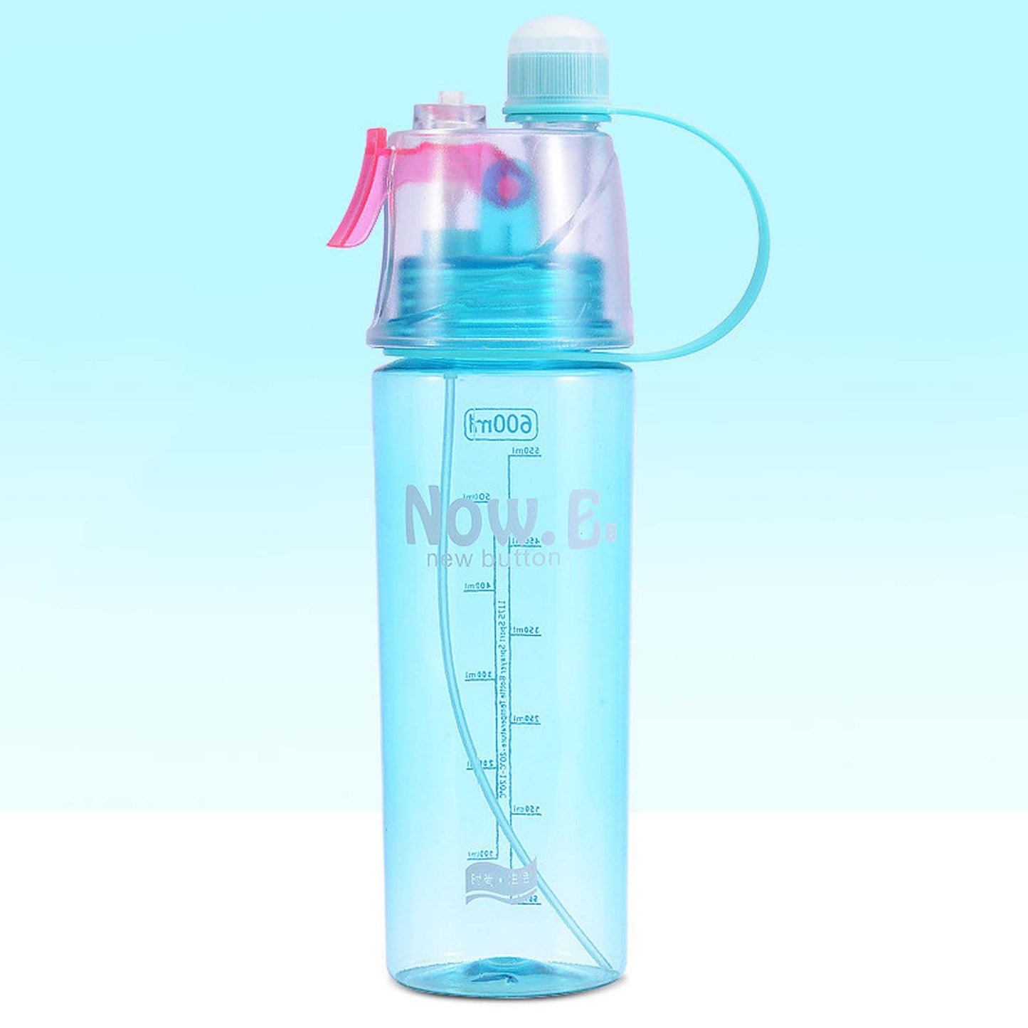 Blue Water Bottle Mist Spray Bottle
