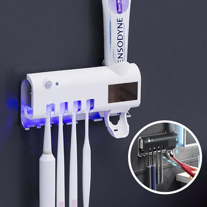 Automatic Toothpaste Squeezer Intelligent UV Toothbrush Sterilizer Toothpaste Rack