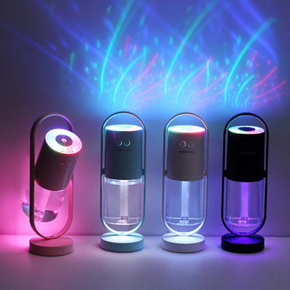 Air Humidifier With Projection Night Lights Magic Shadow USB
