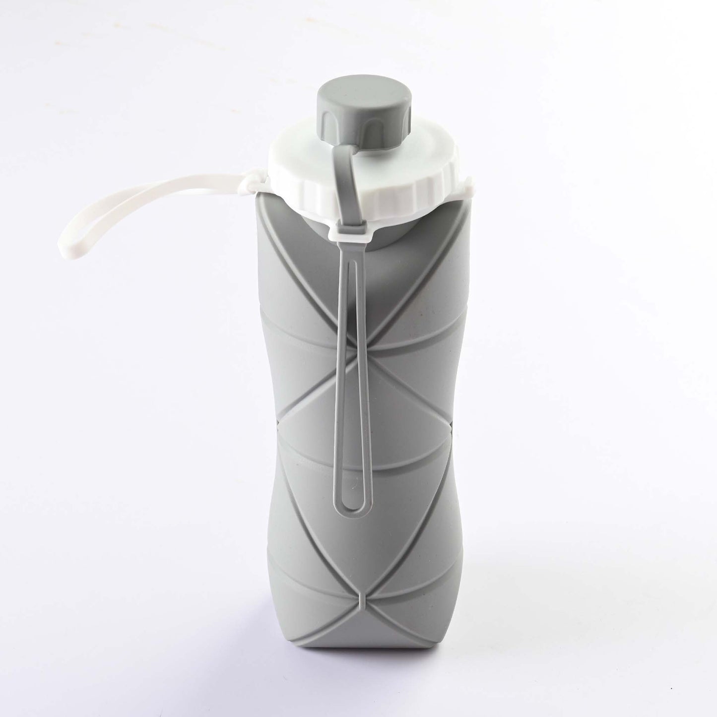 Grey Folding Water Bottle 600ML 