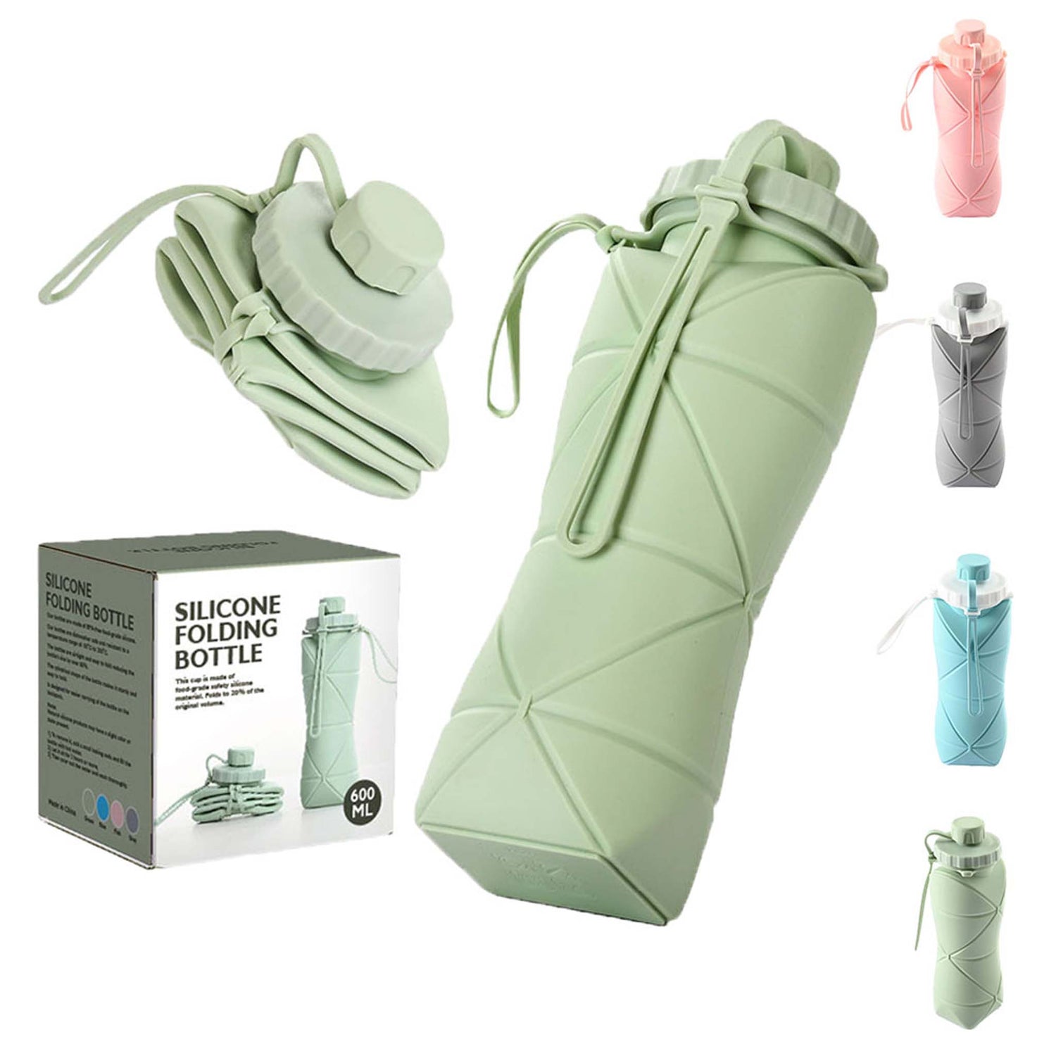 Folding Water Bottle 600ML 