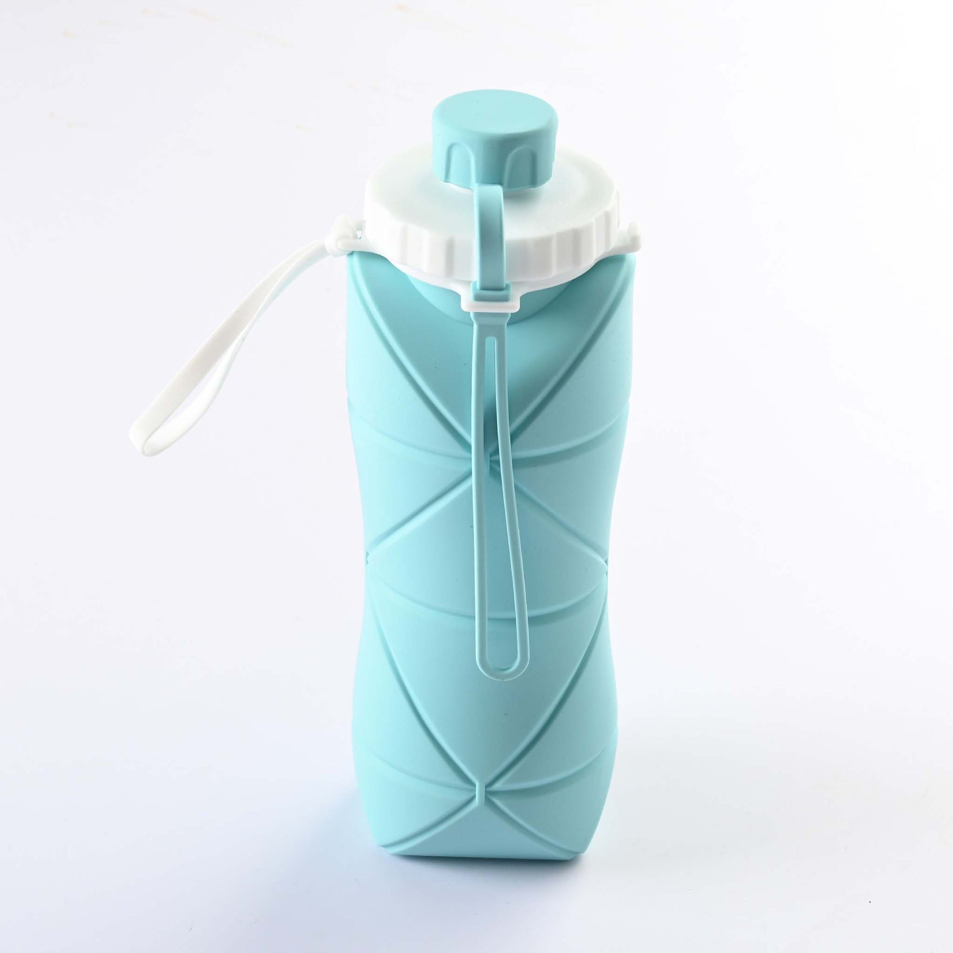 Blue Folding Water Bottle 600ML 